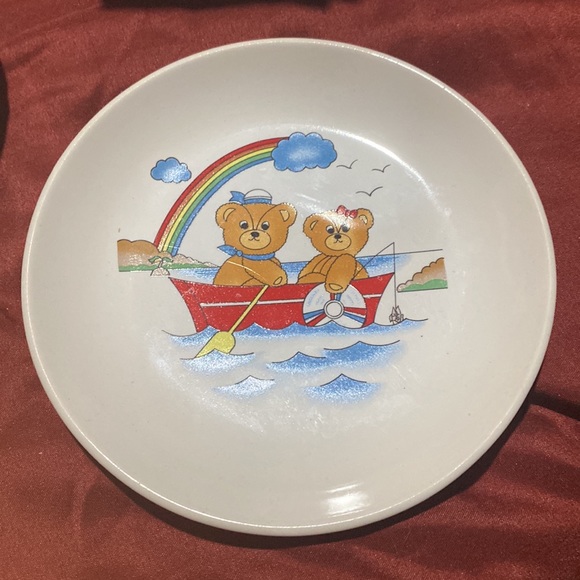 Vintage 3 piece children’s breakfast set from zellers inc. made in korea - Picture 3 of 4